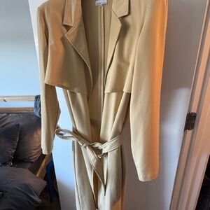 WeWoreWhat Tan Belted Trench Coat